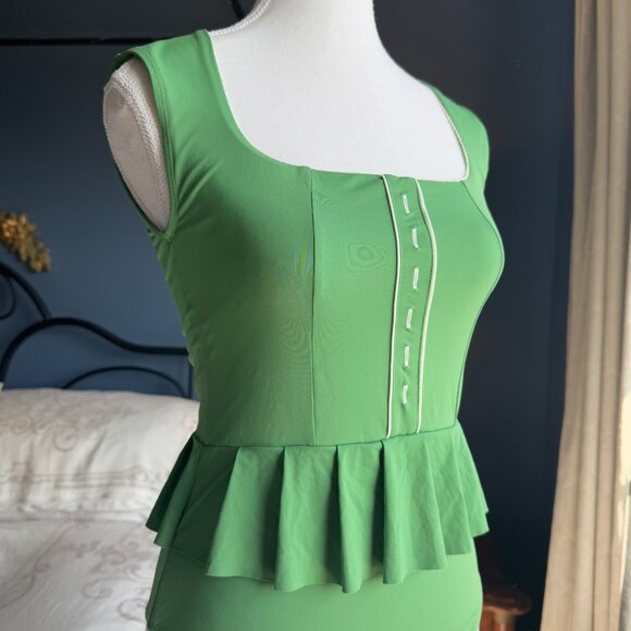 Qua Vino Weekend Farm Green One Piece Swimsuit - Picture 3 of 12